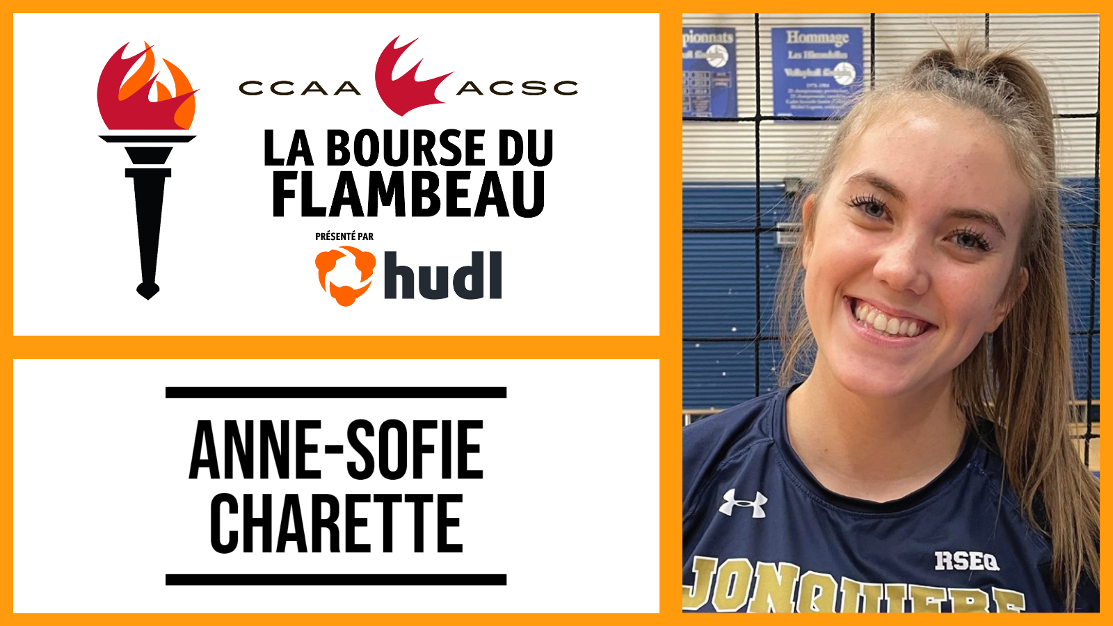 Anne-Sofie Charette is a CCAA Torchbearer