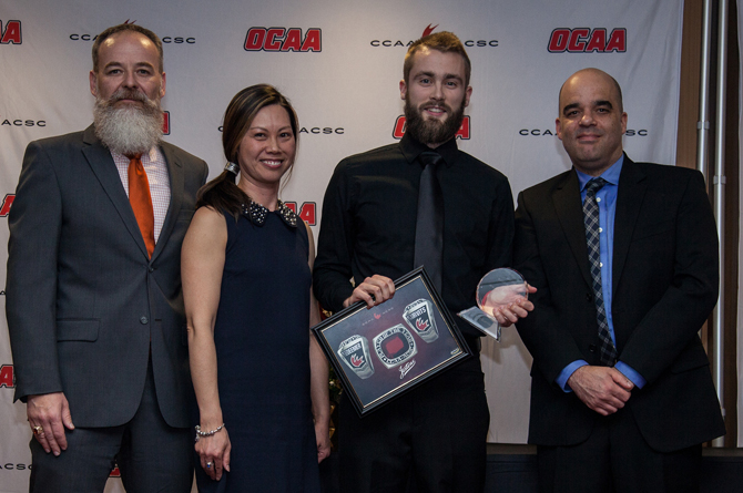 Kurvits named CCAA Male Badminton Player of the Year
