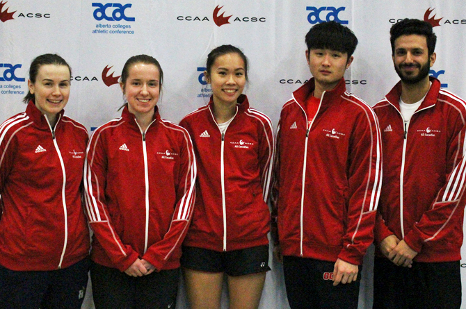 2018 CCAA Badminton All-Canadians