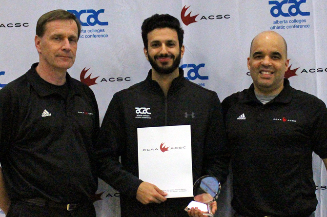 Wadia named CCAA Male Badminton Player of the Year