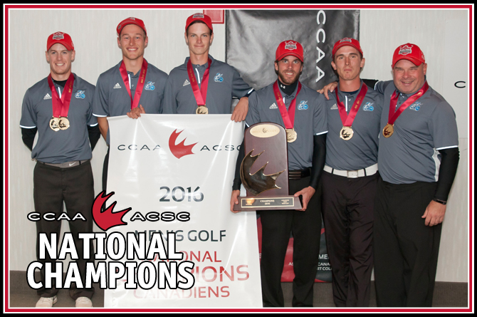Niagara Knights and Georgian Grizzlies claim CCAA Golf National Championships