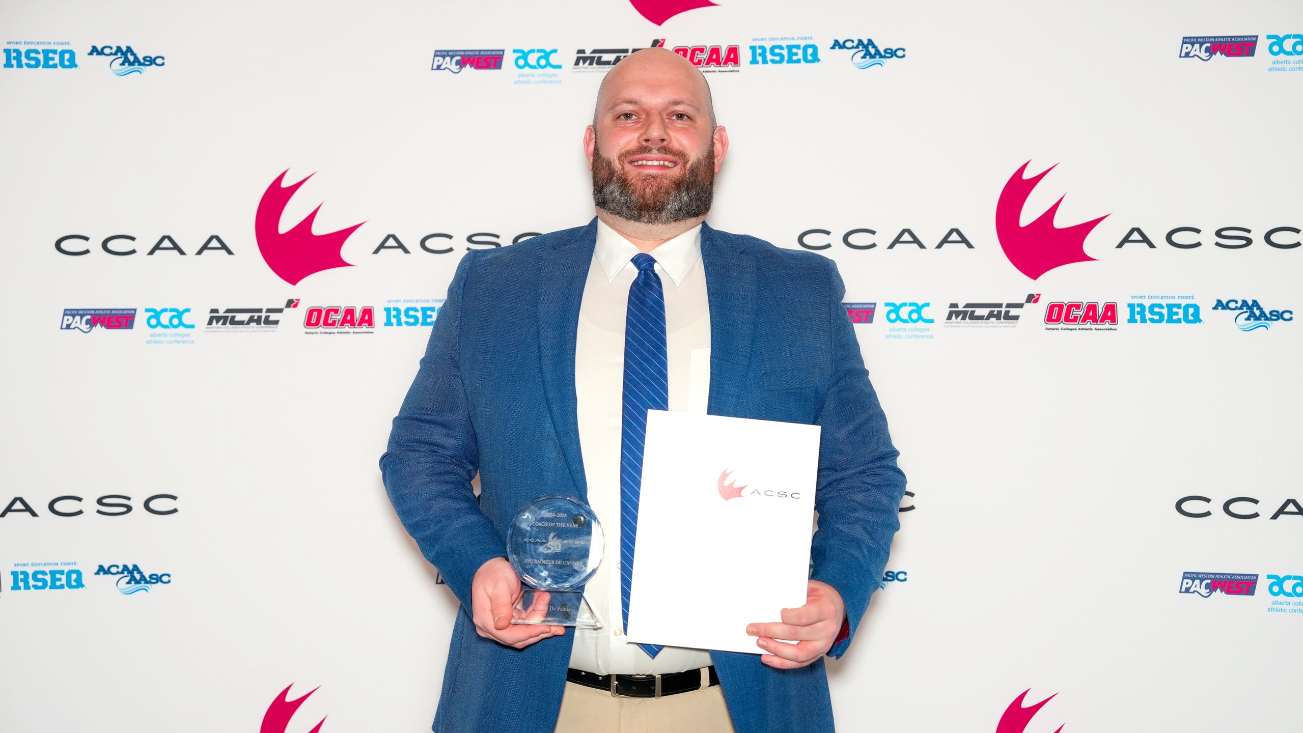 MSVU's Danny De Palma named CCAA Coach of the Year