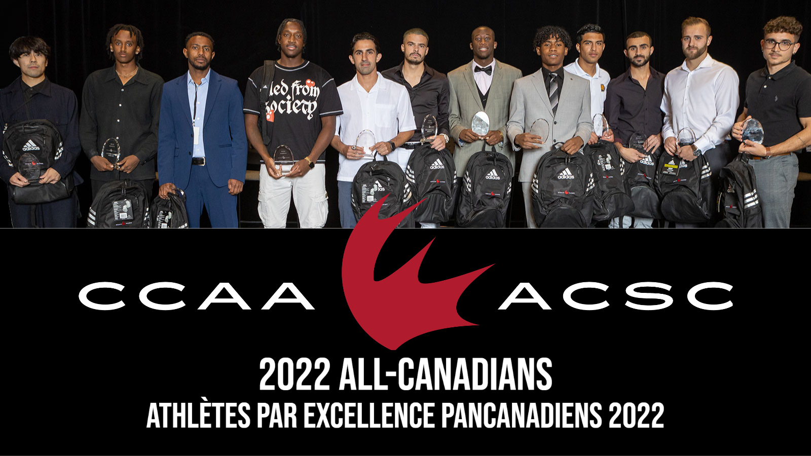 CCAA Men&rsquo;s Soccer award recipients