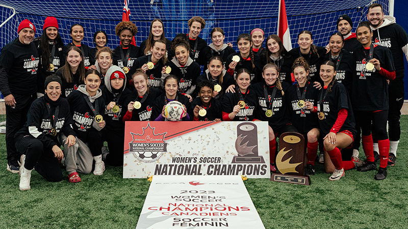 Seneca claims its first CCAA Women&rsquo;s Soccer Championship