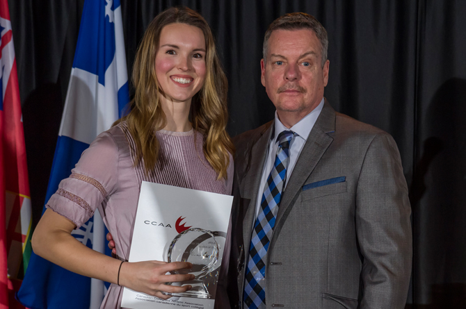 Rosenlund named CCAA Player of the Year